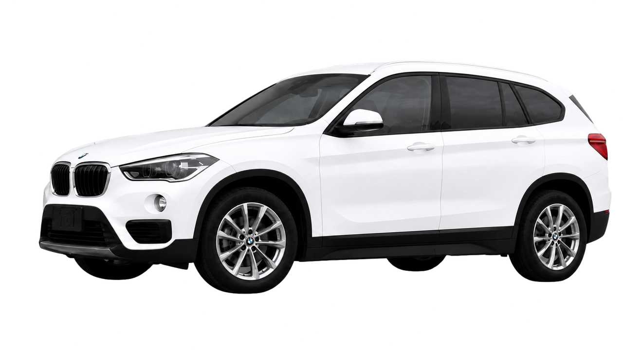Белый BMW X1